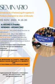 Seminario territoriale Erasmus & eTwinning: Progetta il Futuro, Connetti le Idee al Mondo